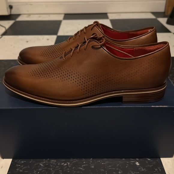 Cole Haan Washington Grand Laser Wing Oxford- British Tan- Lava-EG SZ -10 - Picture 5 of 12